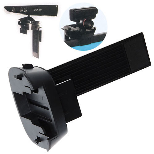 2 1    öƽ ̵ ī޶ X ڽ 360 Ű Ʈ PS3 ̵  Ʈ Ŭ/2 in 1 Universal Black Plastic Sliding Camera Clip Mount for Xbox 360 Kinect and PS3